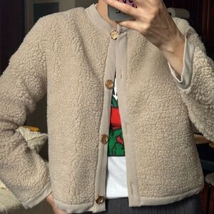 teddy jacket / Size XS-S